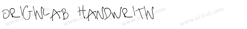 OriginLab Handwritin字体转换